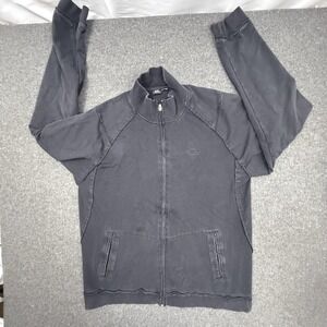 Oakley Assault Gear Full Zip Sweatshirt XL Black Tactical Streetwear Fleece